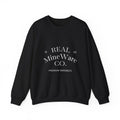 Crewneck Sweatshirt — Minimal 'Real Apparel Co.' Graphic Pullover